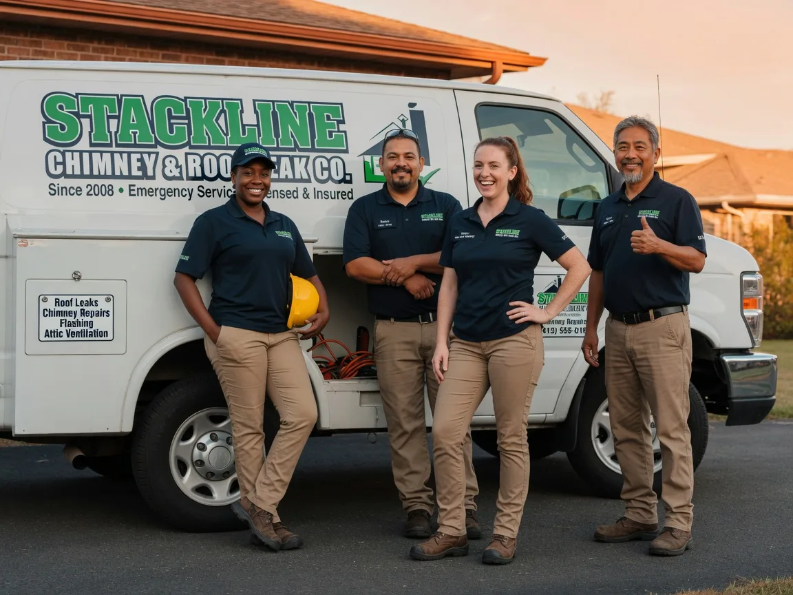 Chimney flashing repair company in Hobson, TX
